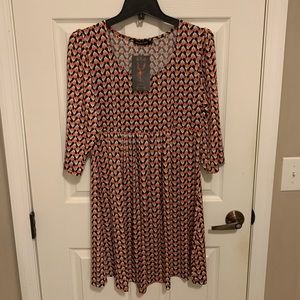 NWT Reborn 3/4 length sleeves Dress